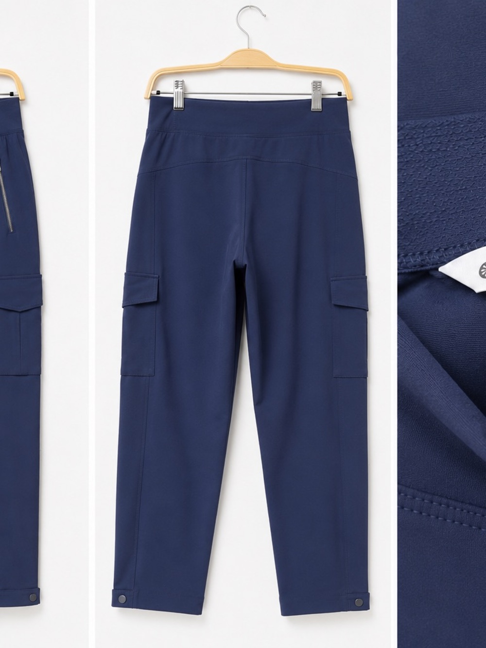 Athleta Navy Utility Cargo Pants Size 14 – NWOT Never Worn